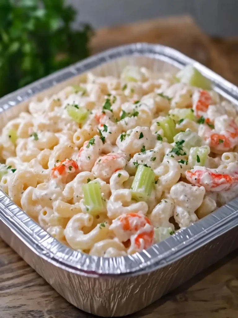 Creamy Crab and Celery Seafood Macaroni Salad to Wow Your Guests 3 Creamy Crab and Celery Seafood Macaroni Salad