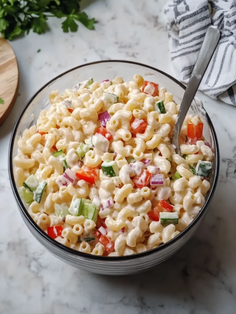 Creamy Easy Macaroni Salad That Everyone Will Love 2 Easy Macaroni Salad