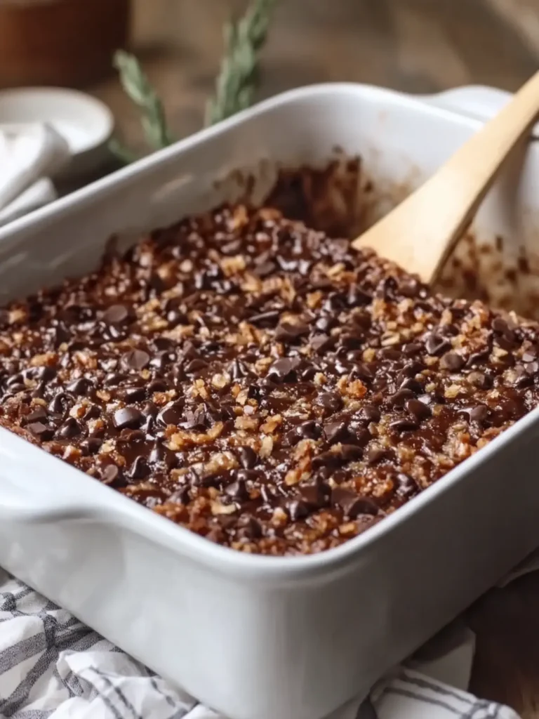 Decadent German Chocolate Dump Cake in a Casserole Delight 3 German Chocolate Dump Cake in a Casserole