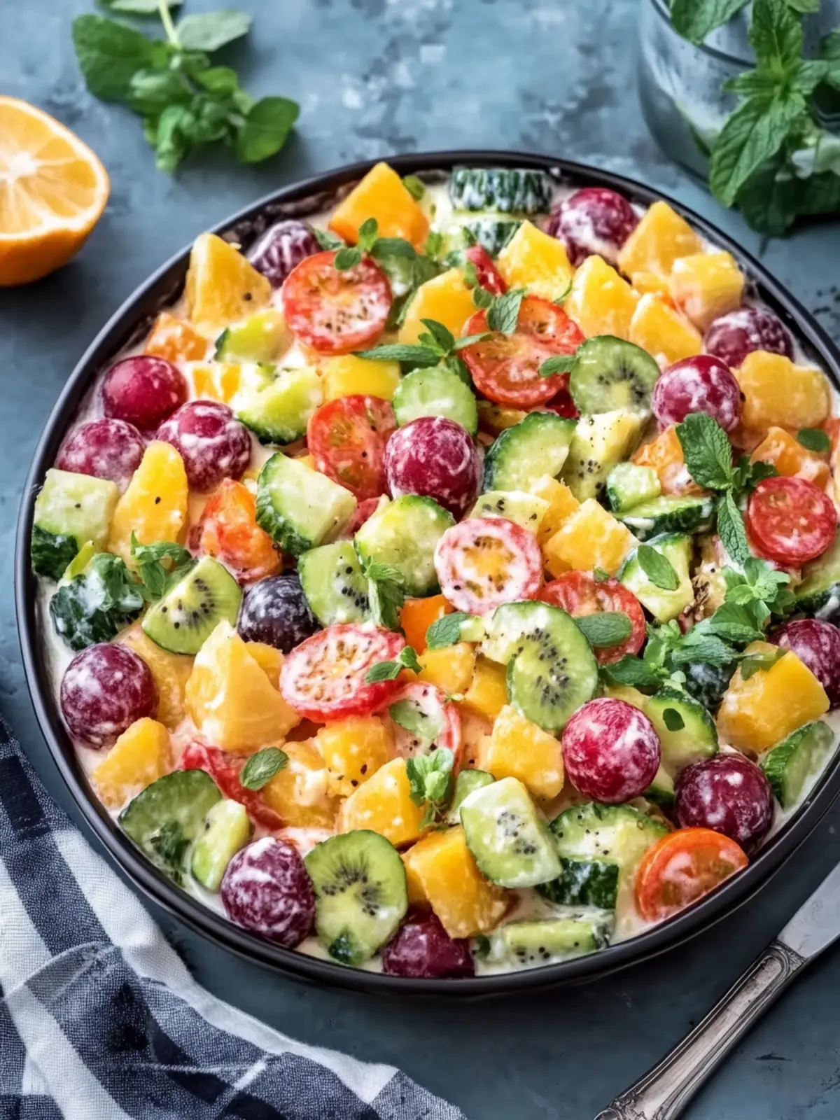 Creamy Fruits and Vegetable Salad That Will Wow Your Guests 5 Creamy Fruits and Vegetable Salad