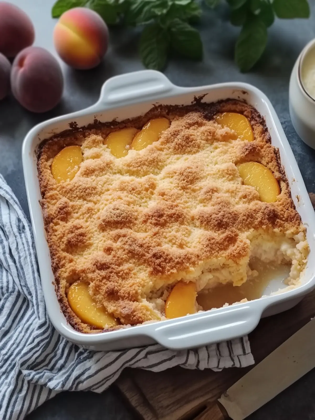 Easy Peach Cobbler with Cake Mix for a Cozy Night In 5 Peach Cobbler with Cake Mix