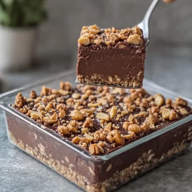 No-Bake Chocolate Peanut Crunch Fudge Squares You’ll Crave