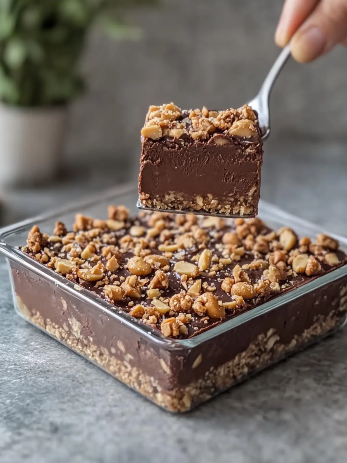No-Bake Chocolate Peanut Crunch Fudge Squares You’ll Crave 5 No-Bake Chocolate Peanut Crunch Fudge Squares