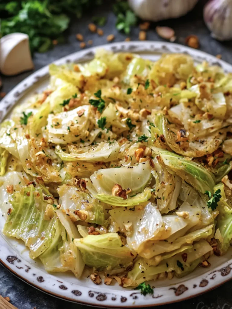 Sautéed Garlic & Herb Cabbage: A Flavorful Twist on Veggies 3 Sautéed Garlic & Herb Cabbage