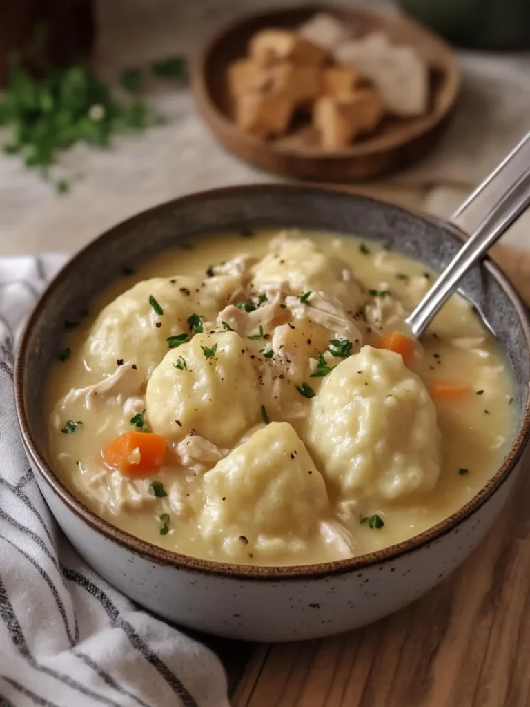 Heartwarming Slow Cooker Chicken & Dumplings for Cozy Nights 2 Slow Cooker Chicken & Dumplings