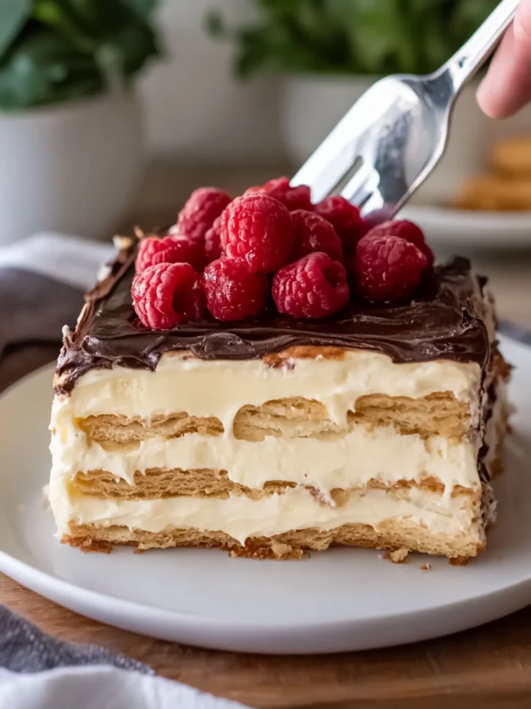 Easy Eclair Cake — No Oven Needed for Effortless Indulgence! 3 Easy Eclair Cake — No Oven Needed!