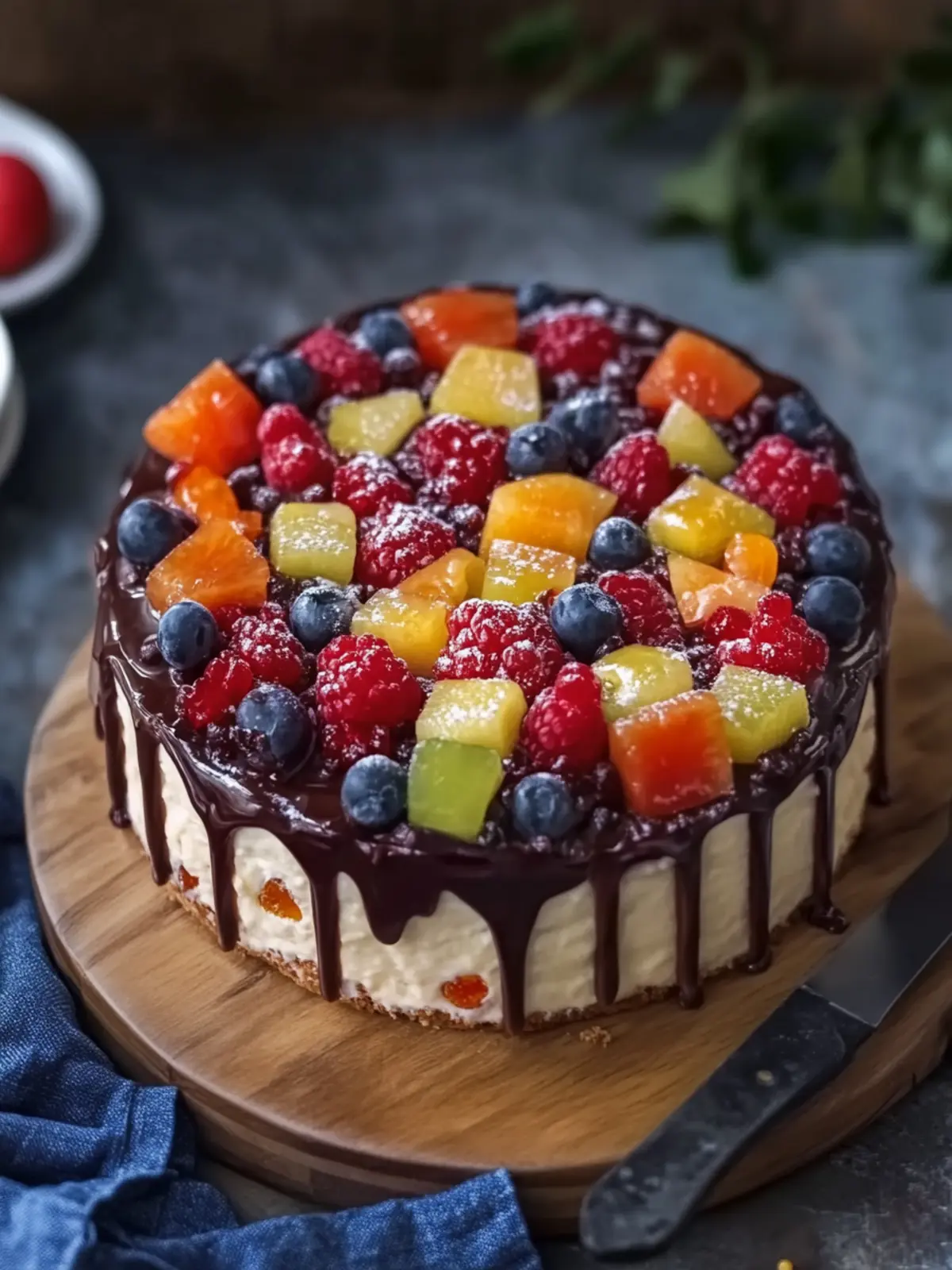 Chocolate Fruit Cake