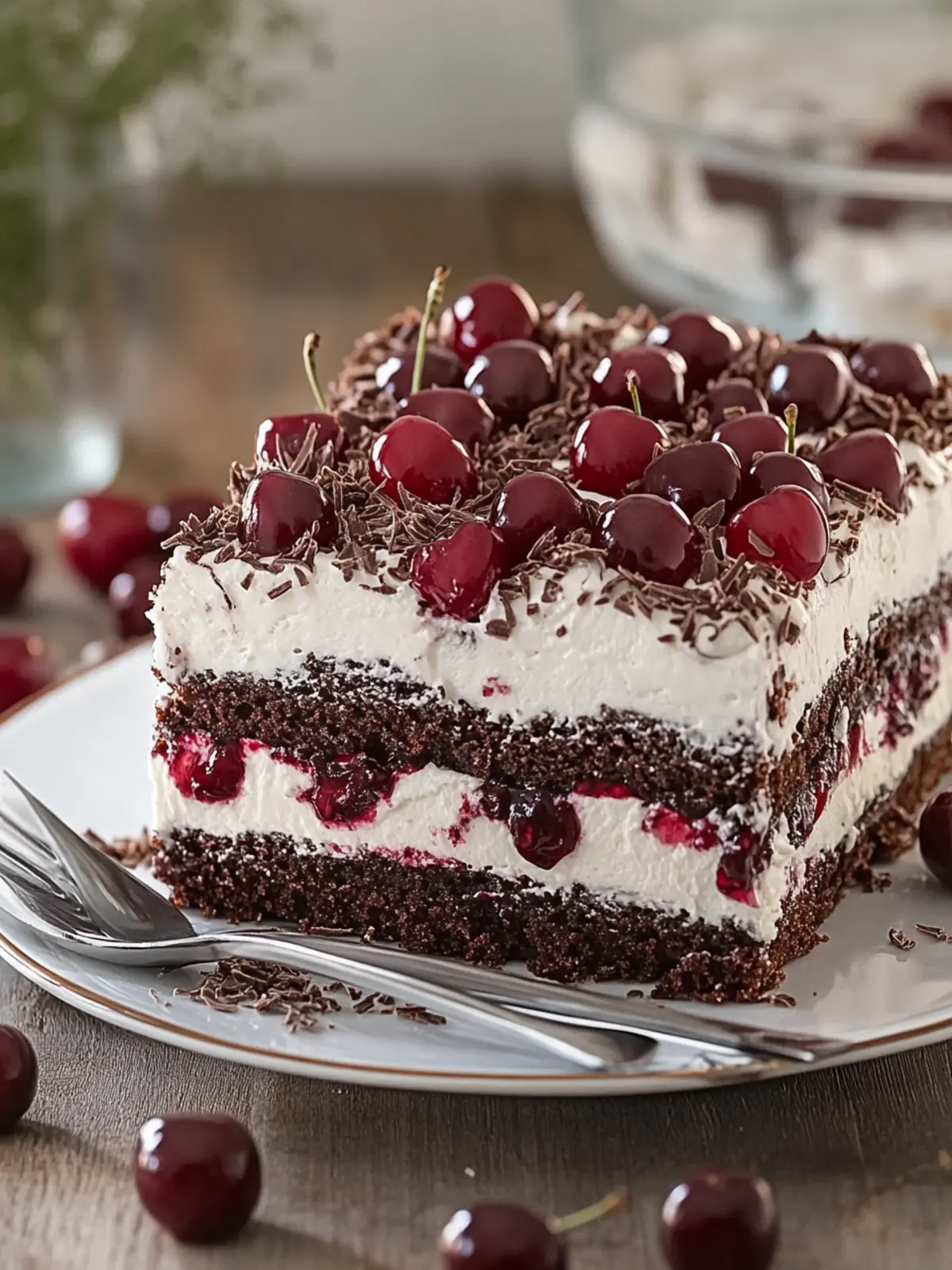 Chocolate Cherry Icebox Cake: A No-Bake Dream Dessert 5 Chocolate Cherry Icebox Cake