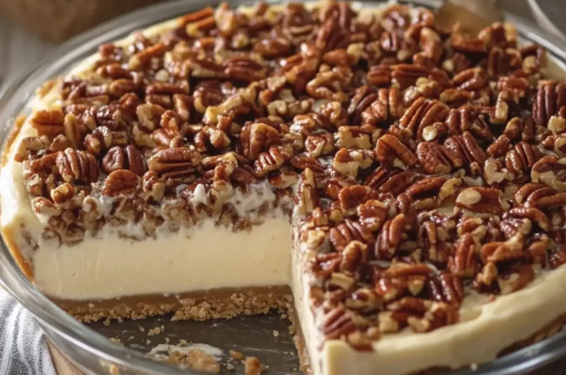 Pecan Pie Cheesecake in Casserole