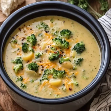 Crockpot Broccoli Cheddar Potato Soup for Cozy Nights 6 Crockpot Broccoli Cheddar Potato Soup for Cozy Nights