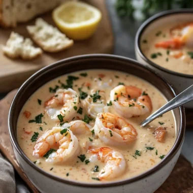 Delicious Creamy Shrimp and Crab Seafood Bisque at Home 16 Creamy Shrimp and Crab Seafood Bisque