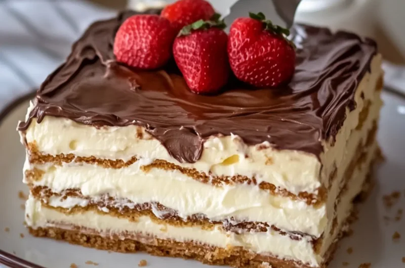 Easy Eclair Cake — No Oven Needed!