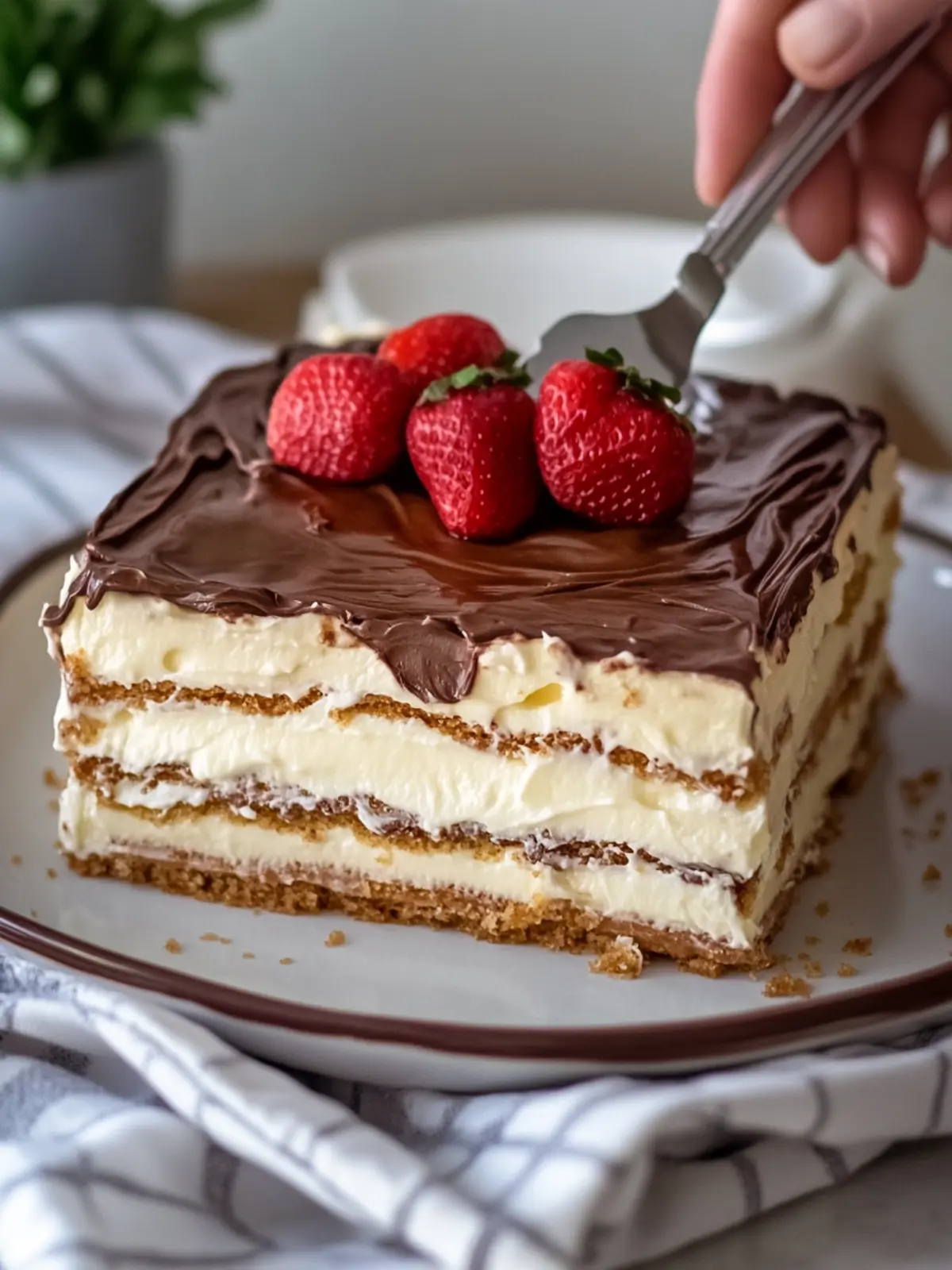 Easy Eclair Cake — No Oven Needed for Effortless Indulgence! 5 Easy Eclair Cake — No Oven Needed!