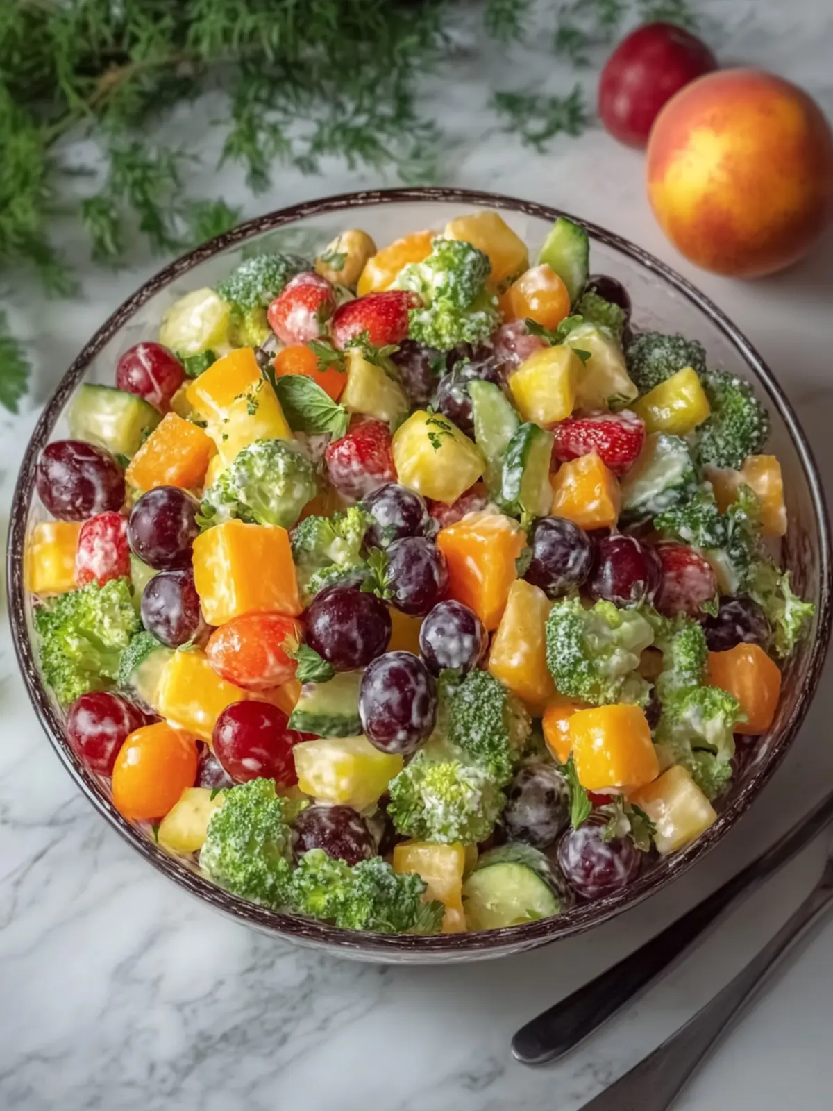 Fruits & Vegetable Salad: A Crisp, Creamy Delight You’ll Love 5 Fruits & Vegetable Salad