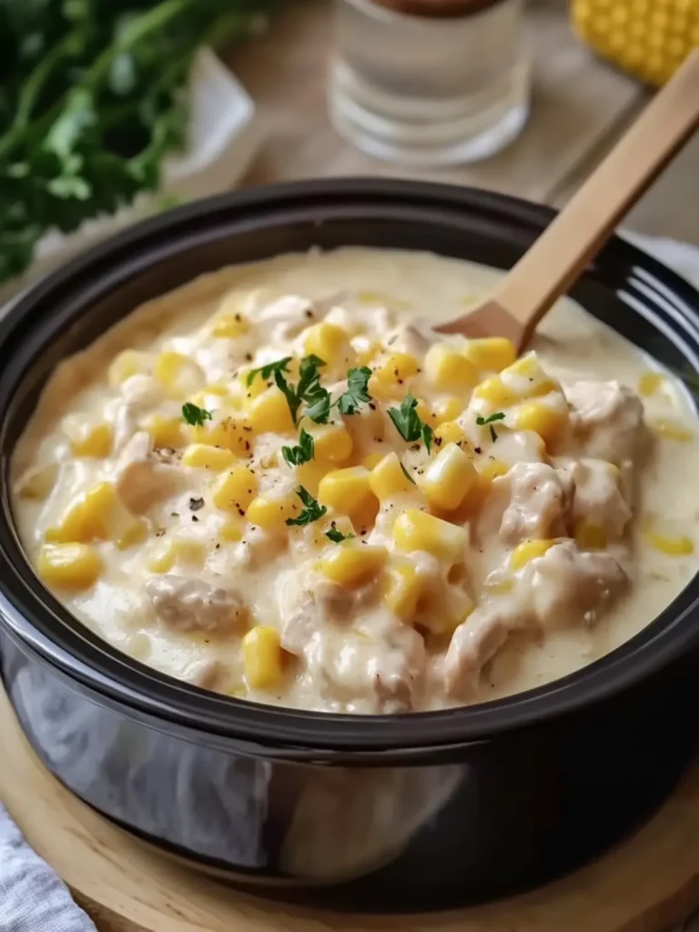 Crockpot Creamy Cheddar Chicken Corn for Cozy Family Dinners 3 Crockpot Creamy Cheddar Chicken Corn