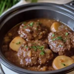 Savory Crockpot Salisbury Steak with Mushroom Gravy Delight 18 Crockpot Salisbury Steak