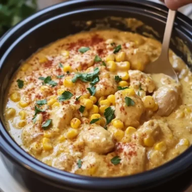 Crockpot Creamy Cheddar Chicken, Corn & Baby Potatoes Delight 15 Crockpot Creamy Cheddar Chicken, Corn & Baby Potatoes