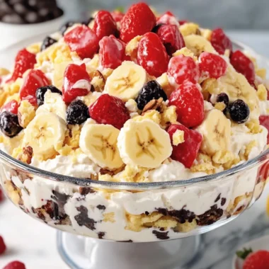 Banana Split Cheesecake Salad: Your New Favorite Sweet Treat 8 Banana Split Cheesecake Salad: Your New Favorite Sweet Treat