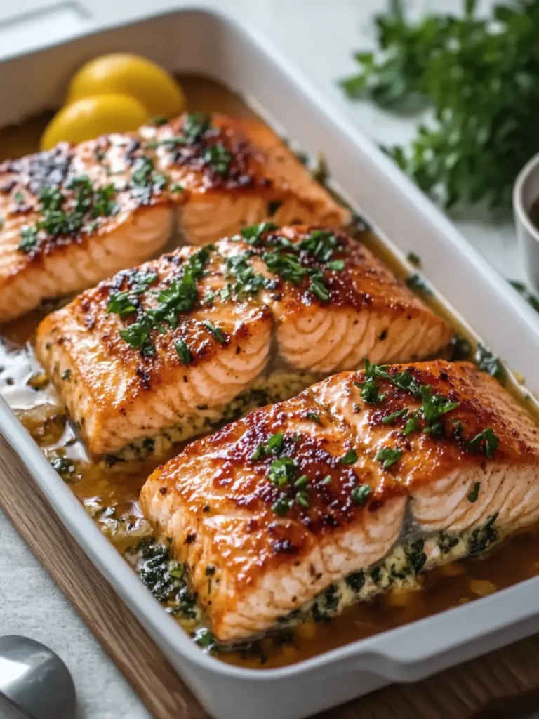 Brown Sugar Glazed Stuffed Salmon That's Pure Comfort Bliss 4 Brown Sugar Glazed Stuffed Salmon