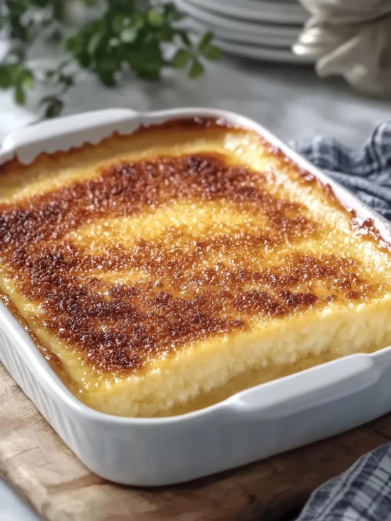 Amish Baked Custard
