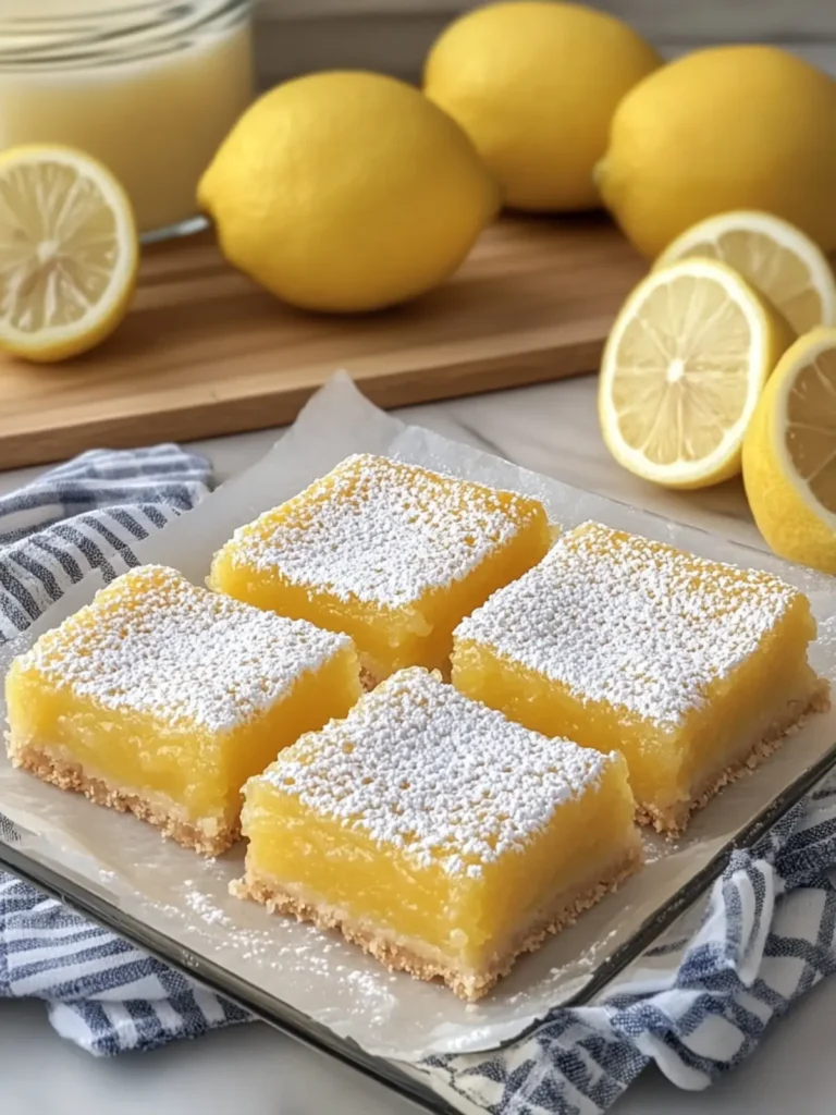 Deliciously Easy Lemon Bars That Brighten Up Your Day 3 Easy Lemon Bars