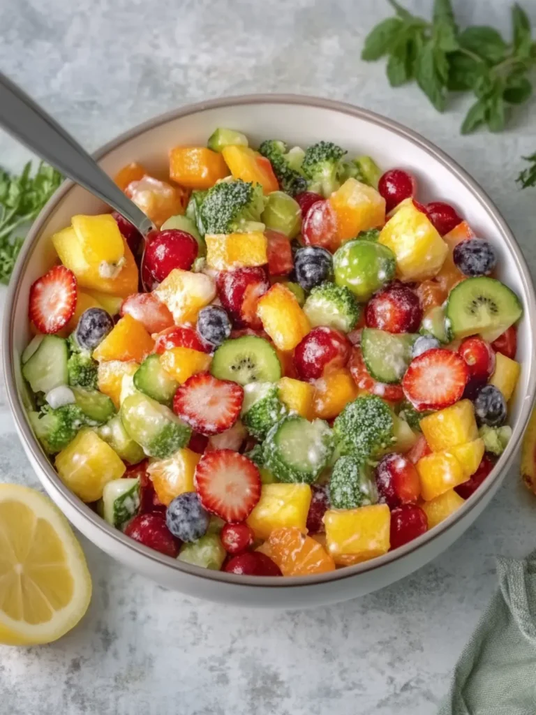 Fruits & Vegetable Salad: A Crisp, Creamy Delight You’ll Love 4 Fruits & Vegetable Salad