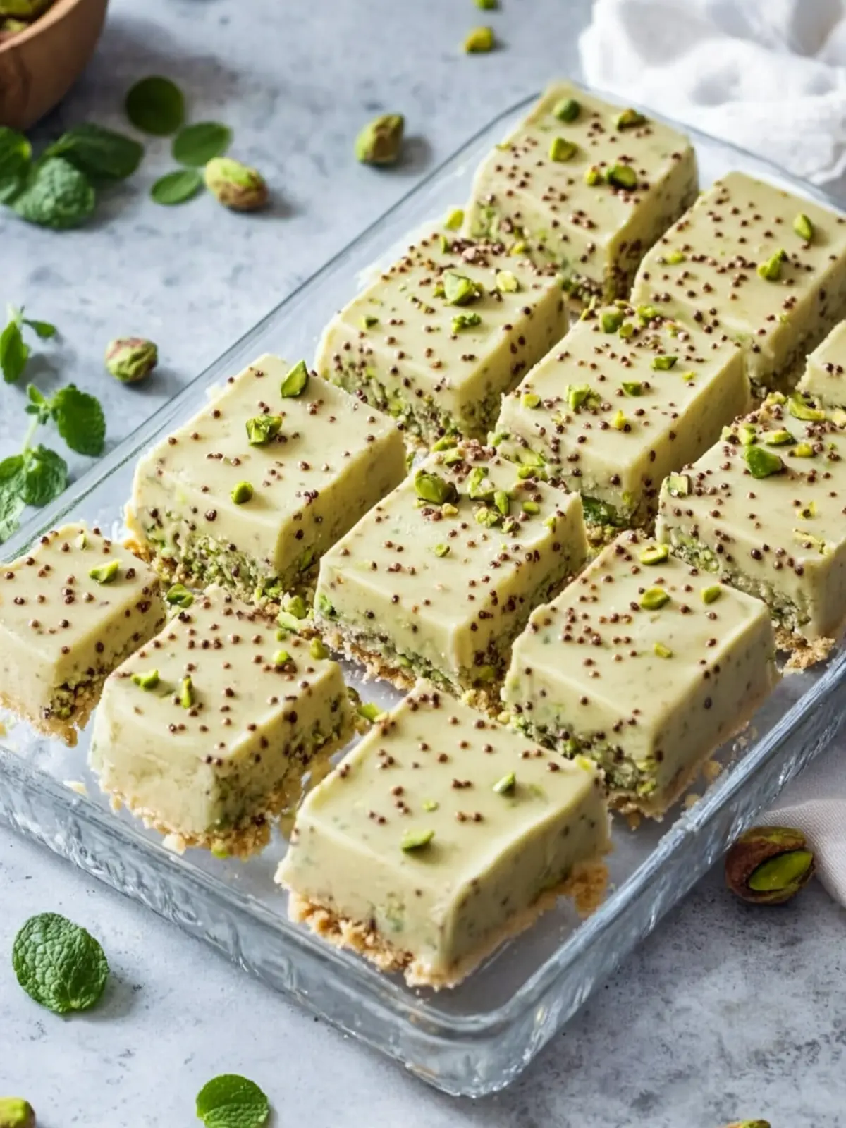 Creamy No-Bake Pistachio Ice Cream Bars to Savor Today 5 No-Bake Pistachio Ice Cream Bars