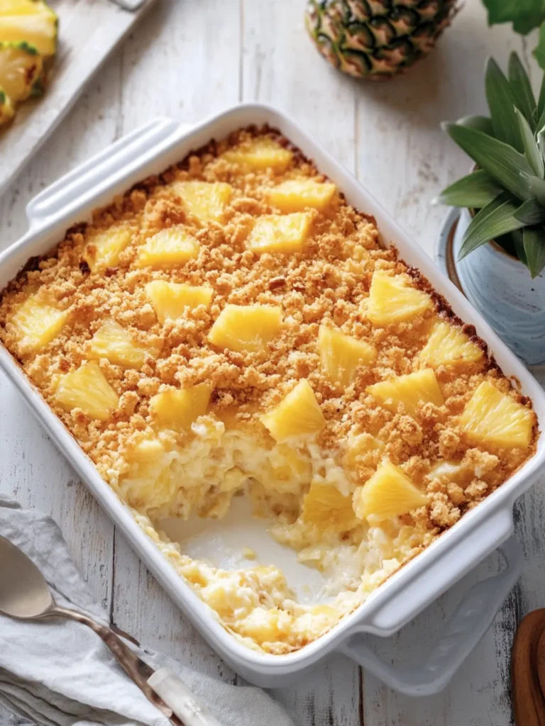 Delicious Pineapple Crunch Casserole Everyone Will Love 2 Pineapple Crunch Casserole