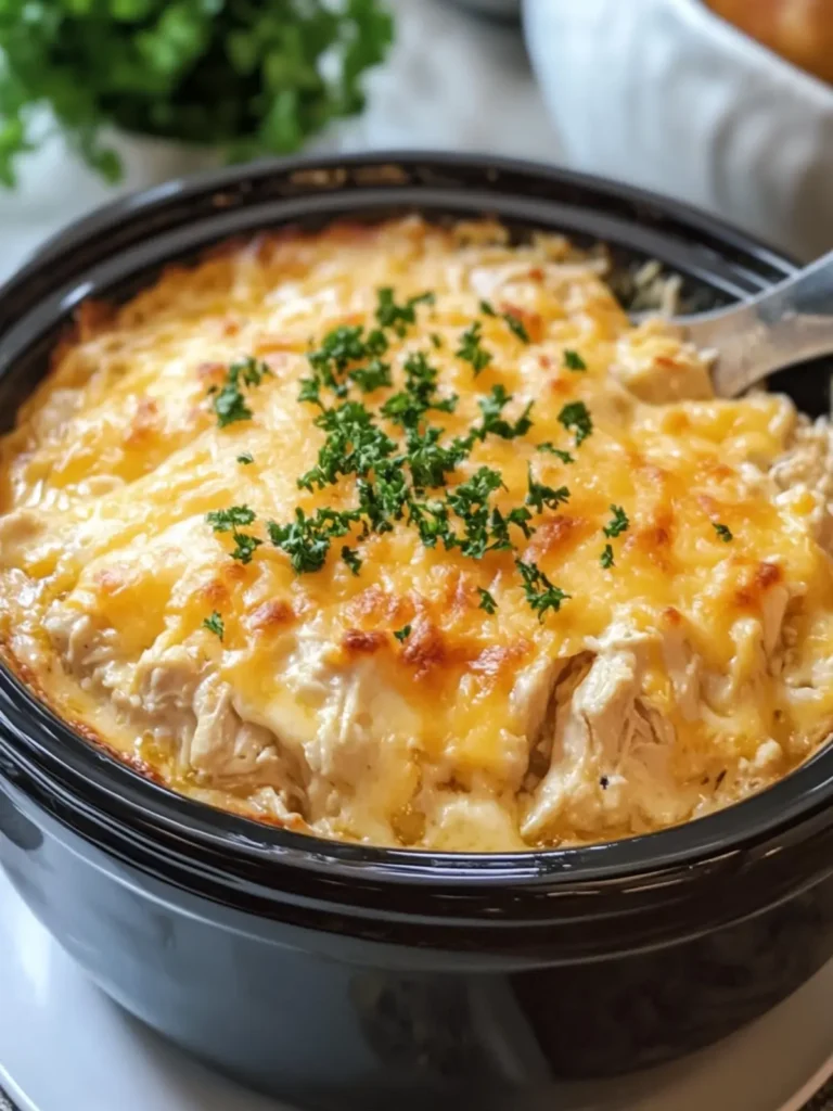 Irresistible Crockpot Million Dollar Cheesy Chicken Casserole 2 Crockpot Million Dollar Cheesy Chicken Casserole