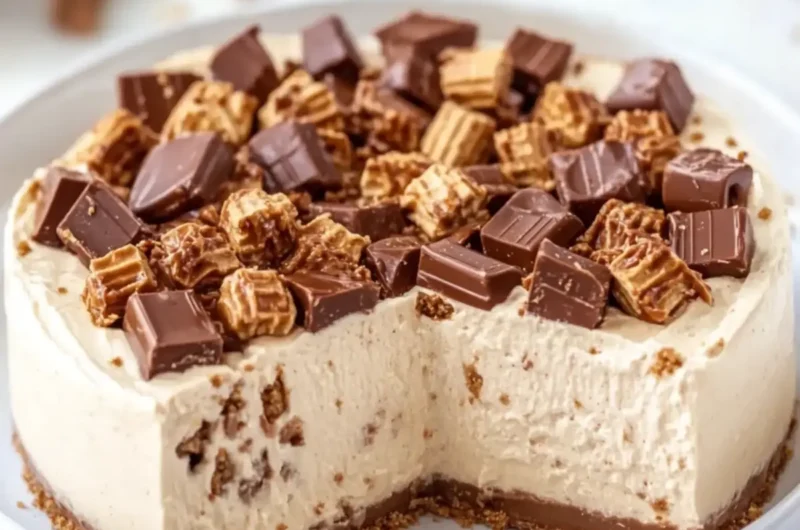 No-Bake Reese’s Peanut Butter Cheesecake
