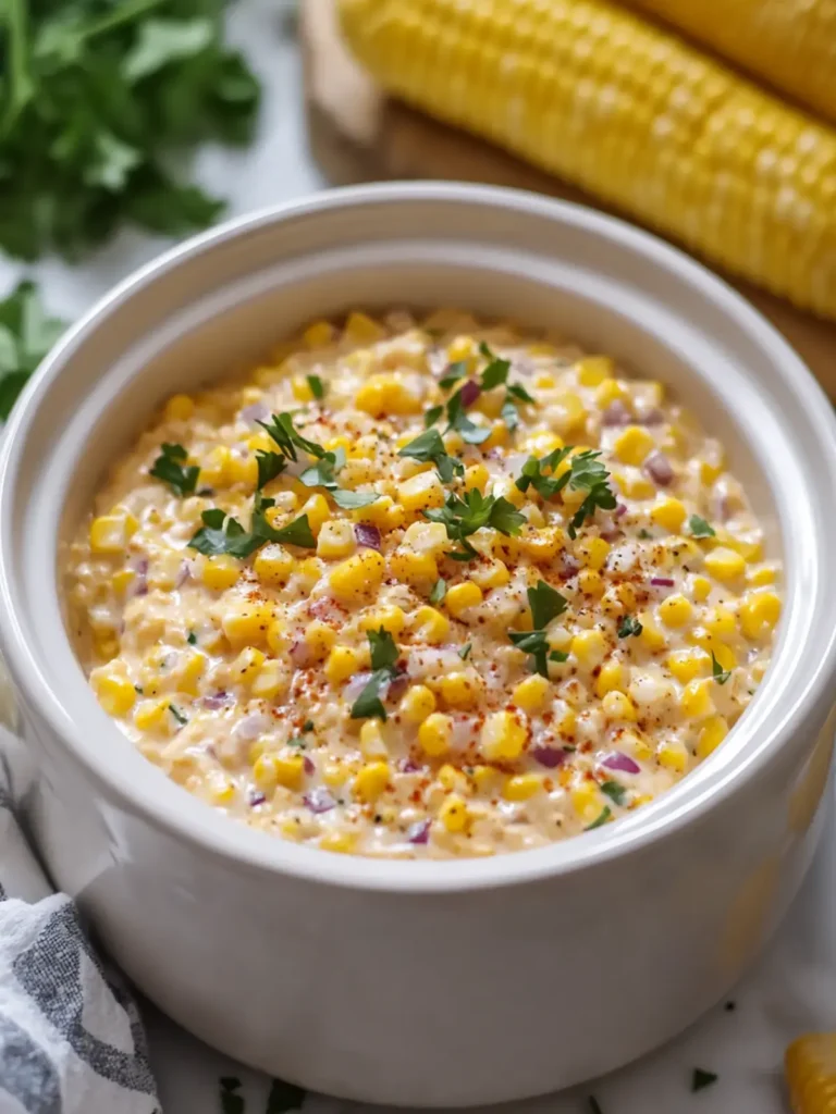 Crockpot Street Corn Dip: Creamy, Cheesy, and Irresistible! 2 Crockpot Street Corn Dip