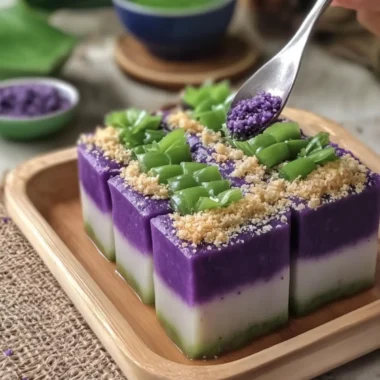 Indulge in Pandan Biko with Ube Layer Bliss at Home 16 Pandan Biko with Ube Layer