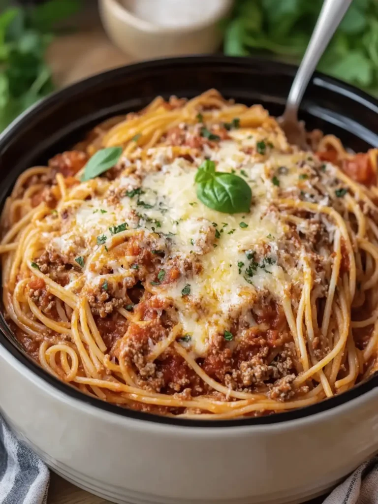 Crockpot Million Dollar Spaghetti