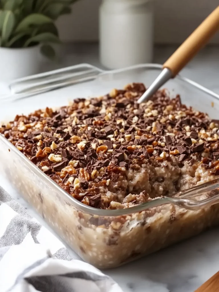 Decadent German Chocolate Dump Cake in a Casserole Delight 4 German Chocolate Dump Cake in a Casserole