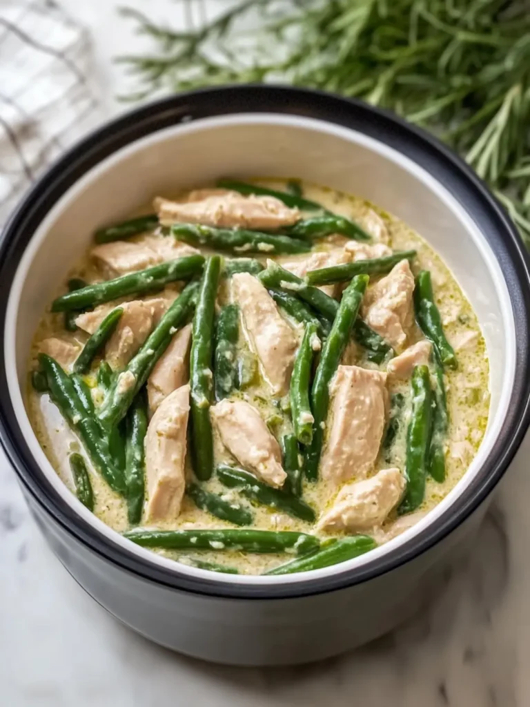 Slow Cooker Cream of Chicken and Green Beans Made Easy 4 Slow Cooker Cream of Chicken and Green Beans