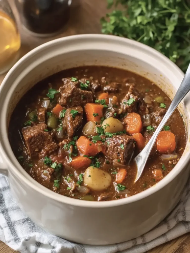 Savory Slow Cooker Beef Stew That Warms Hearts and Homes 2 Slow Cooker Beef Stew