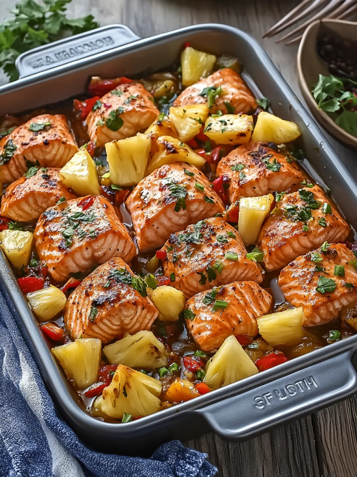 Pineapple Teriyaki Salmon Seafood Bake for a Flavorful Feast 5 Pineapple Teriyaki Salmon Seafood Bake