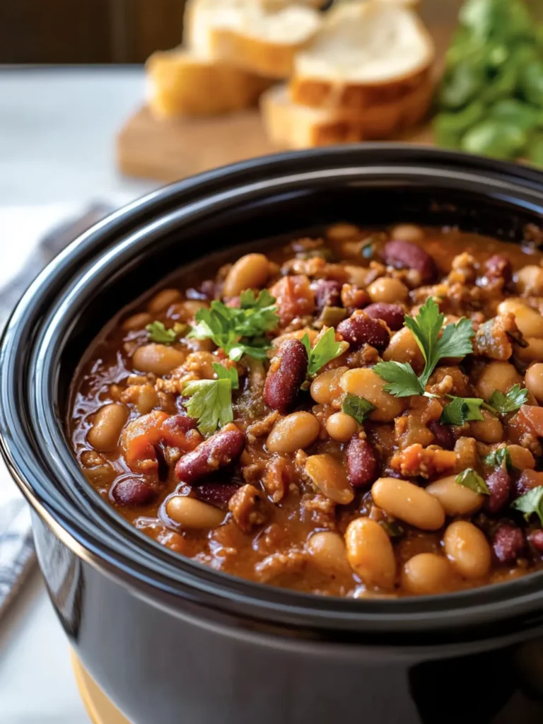 Savory Crockpot Cowboy Beans for Ultimate Comfort Food Nights 4 Crockpot Cowboy Beans