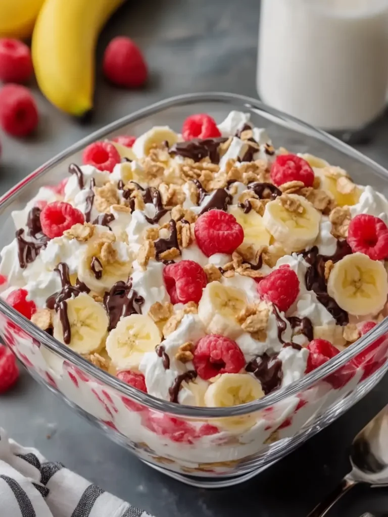 Irresistible Banana Split Dessert Salad for Creamy Bliss 4 Banana Split Dessert Salad