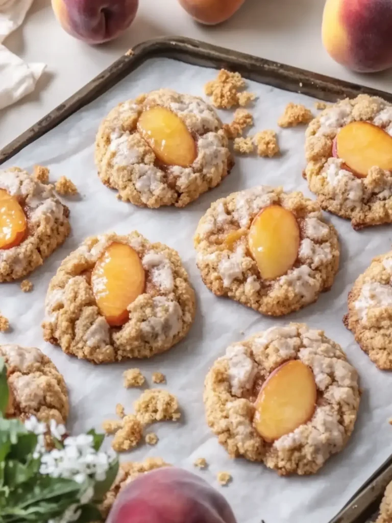 Peach Cobbler Cookies That Will Brighten Your Day 2 Peach Cobbler Cookies