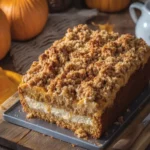 Pumpkin Cheesecake Loaf with Streusel You'll Crave All Fall 18 Pumpkin Cheesecake Loaf with Streusel