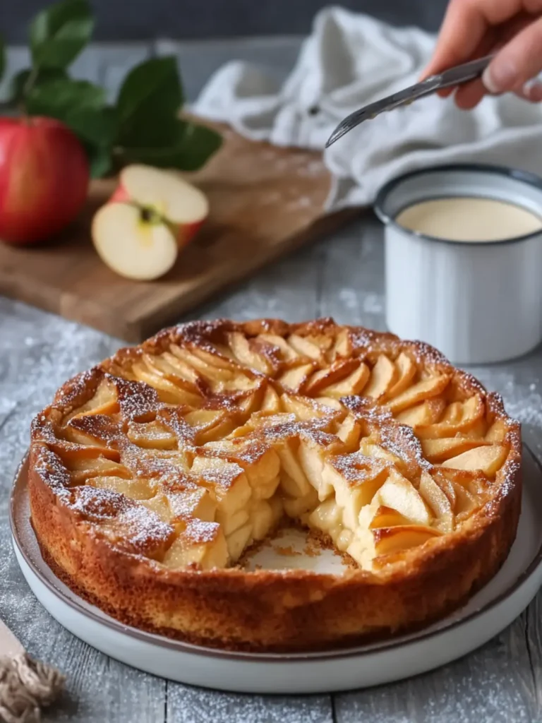 Delightful Invisible Apple Cake Without Flour and Butter Magic 4 Invisible Apple Cake (Without Flour and Butter)