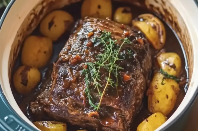 Slow Cooker Balsamic Beef Roast