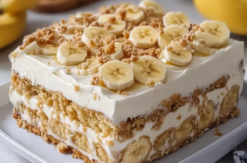 Banana Cheesecake Icebox Cake