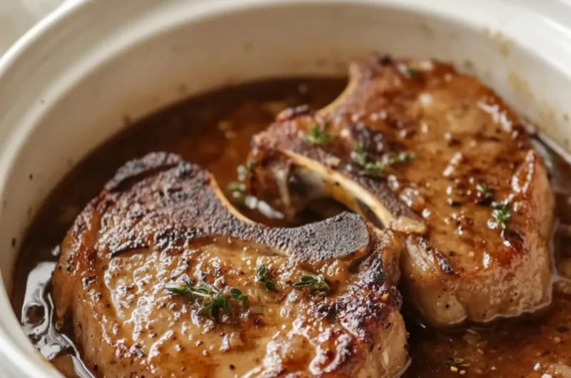Slow Cooker Brown Sugar Pork Chops