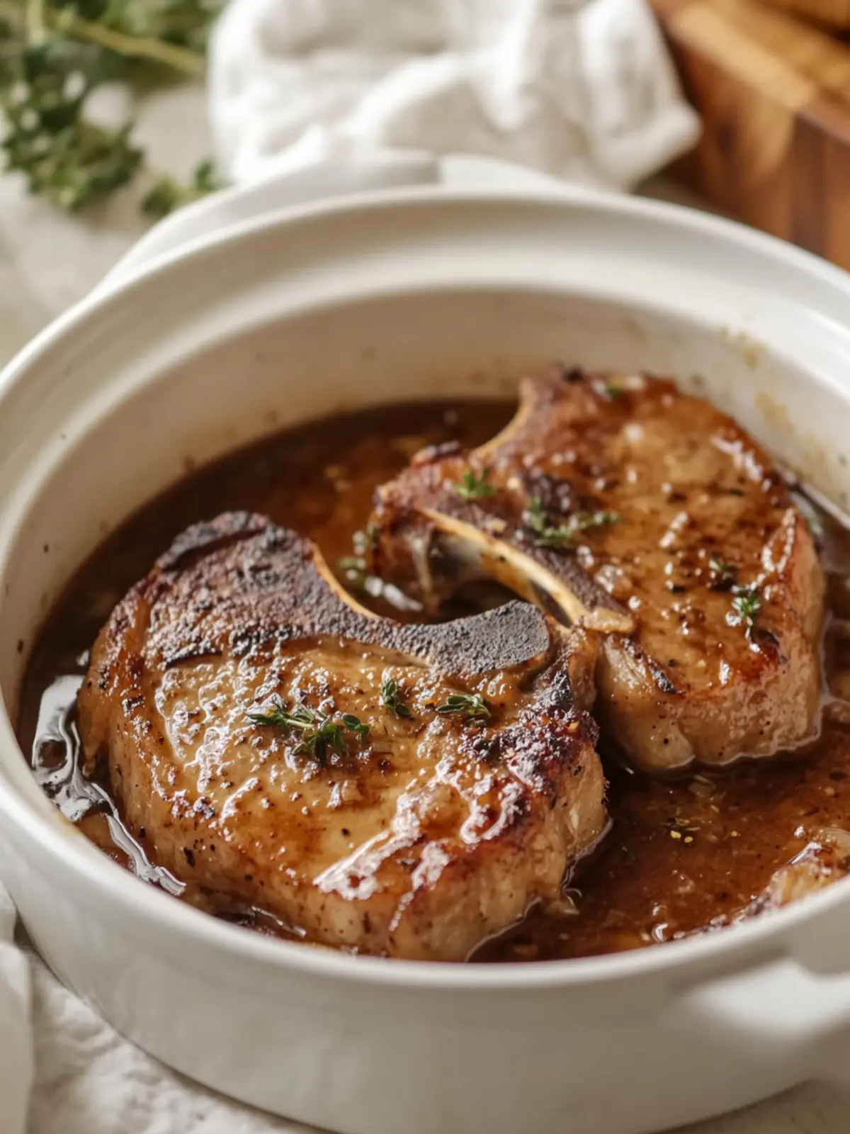 Slow Cooker Brown Sugar Pork Chops