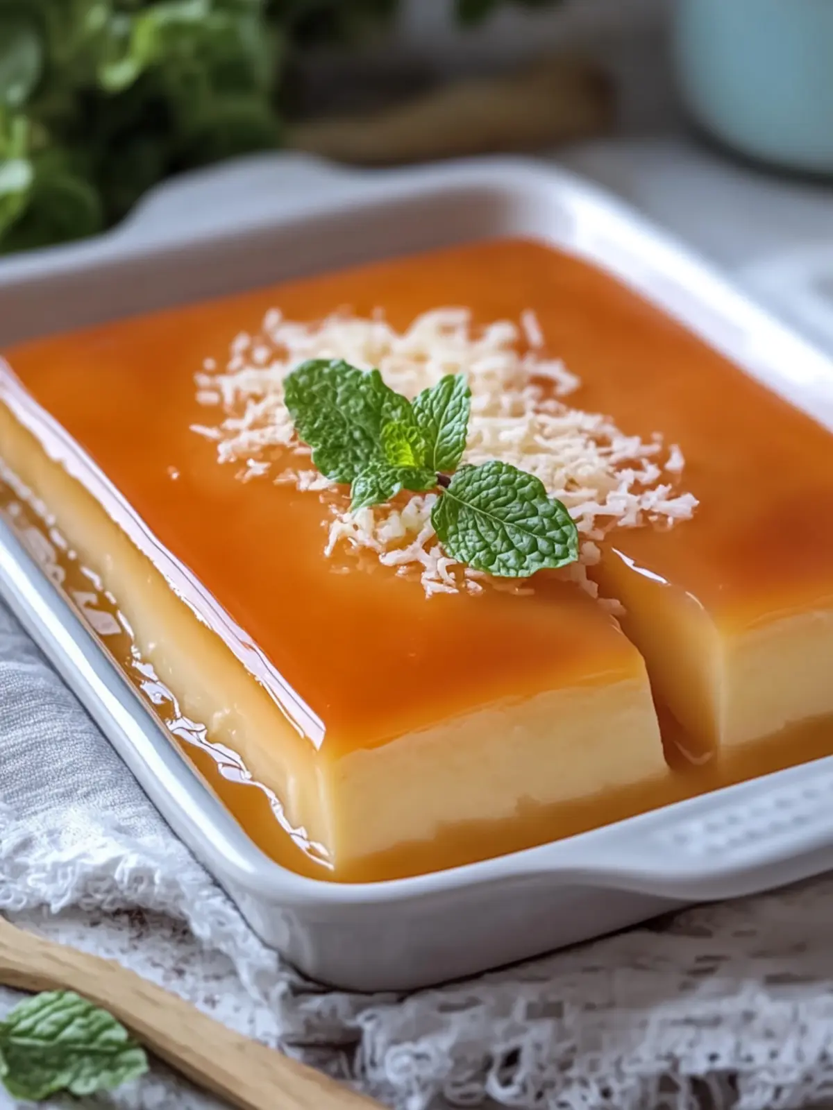 Cheesy Jelly Flan