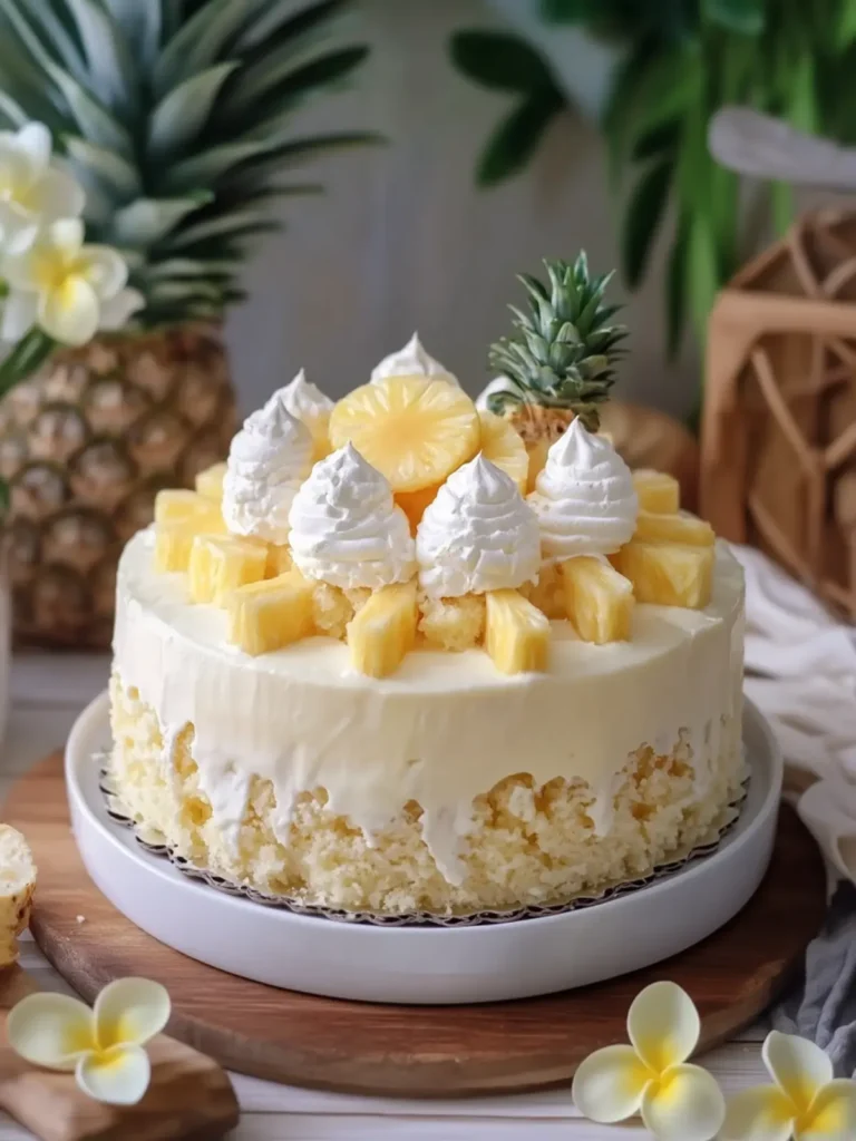 Pineapple Colada Cake: A Tropical Treat You’ll Adore 2 Pineapple Colada Cake