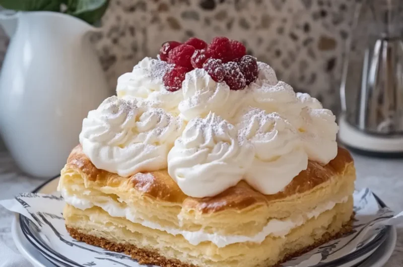 Cream Puff Cake with Vanilla Cream