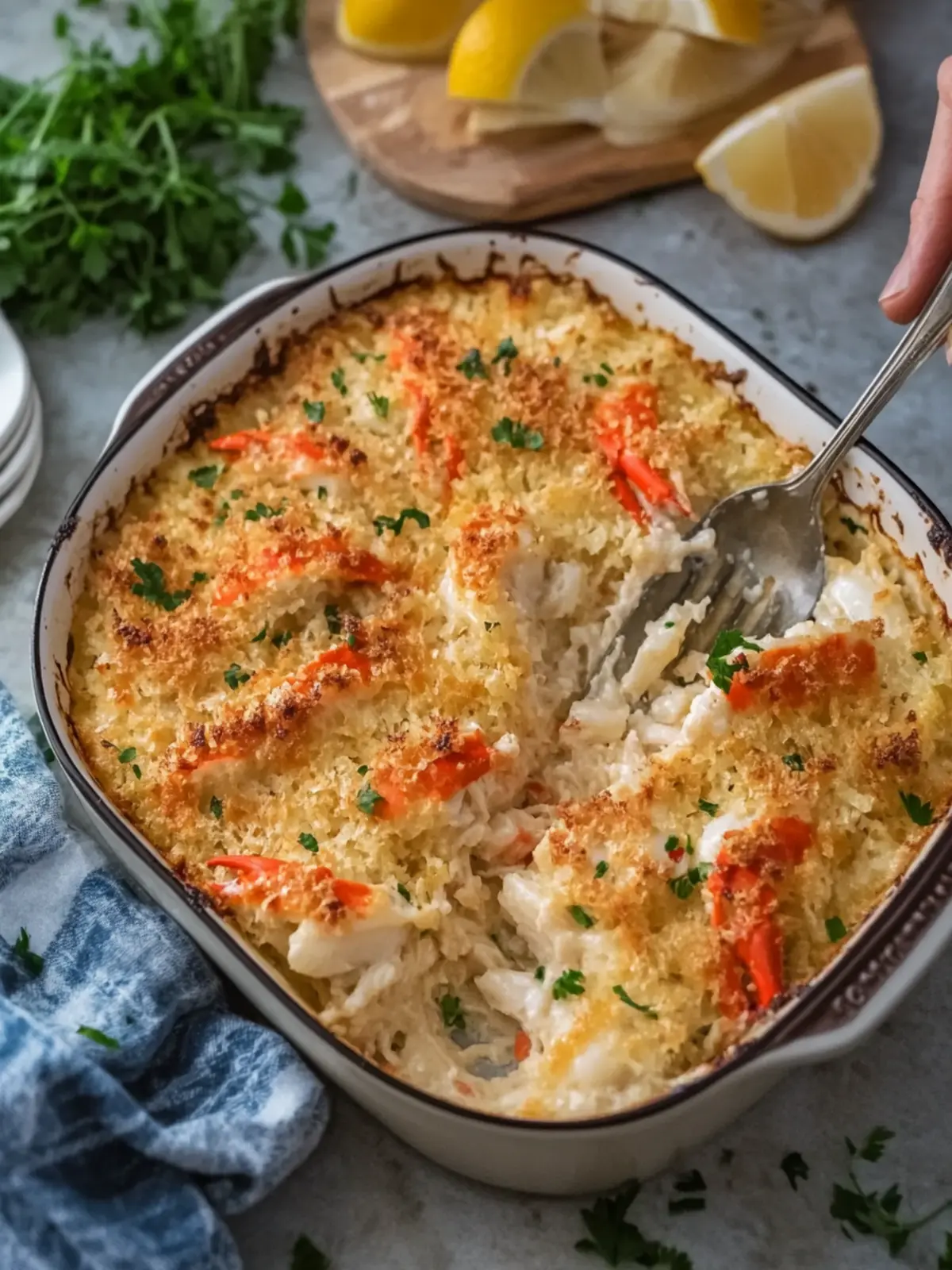 Delicious Baked Crab Casserole Your Family Will Love 5 Baked Crab Casserole